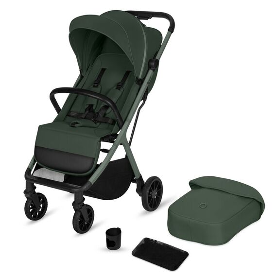 Carucior sport Lionelo Cloe Plus, Pana la 22 kg - Verde, Culoare: Verde inchis, Model: sport - poza 8 - ExclusivMAG.ro
