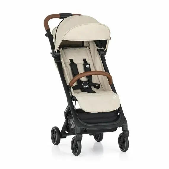 Carucior sport Petite&Mars Fly, Pana la 22 kg, 0 luni+, Bej, Culoare: Bej, Model: sport  - ExclusivMAG.ro