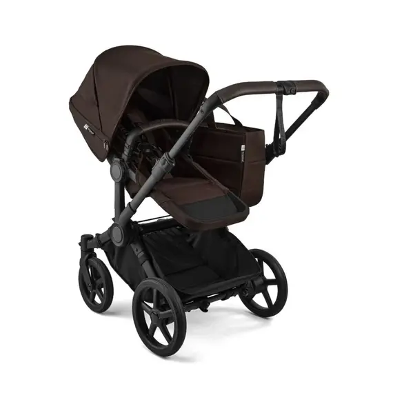Carucior Bugaboo Donkey 6 Complete - Black Brown, Culoare: Maro, Model: 2 in 1 - poza 4 - ExclusivMAG.ro