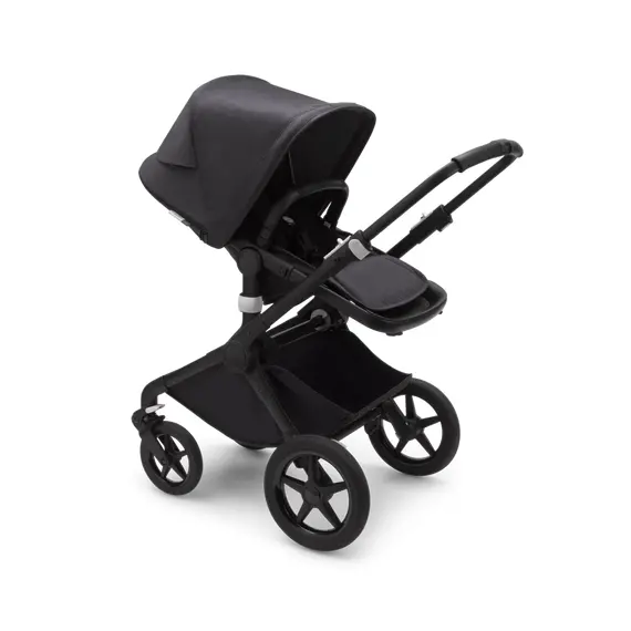 Carucior 2 in 1 Bugaboo Fox 2 Mineral - Black Washed Black, Culoare: Negru, Model: 2 in 1 - poza 3 - ExclusivMAG.ro