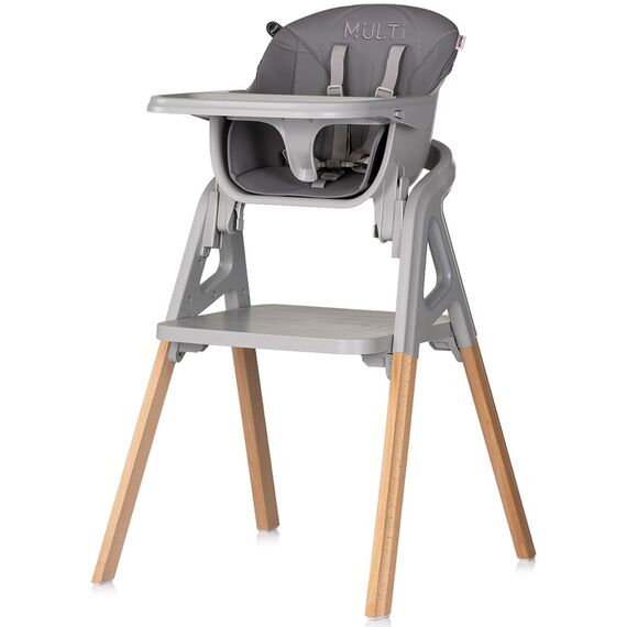 Scaun de masa Chipolino Multi 4 in 1 charcoal, Culoare: Gri - poza 2 - ExclusivMAG.ro