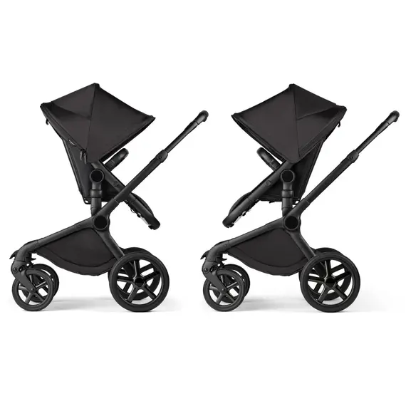 Carucior Bugaboo Fox 5 Noir Limited Edition Black Moonlight 2 in 1, Culoare: Negru, Model: 2 in 1 - poza 5 - ExclusivMAG.ro