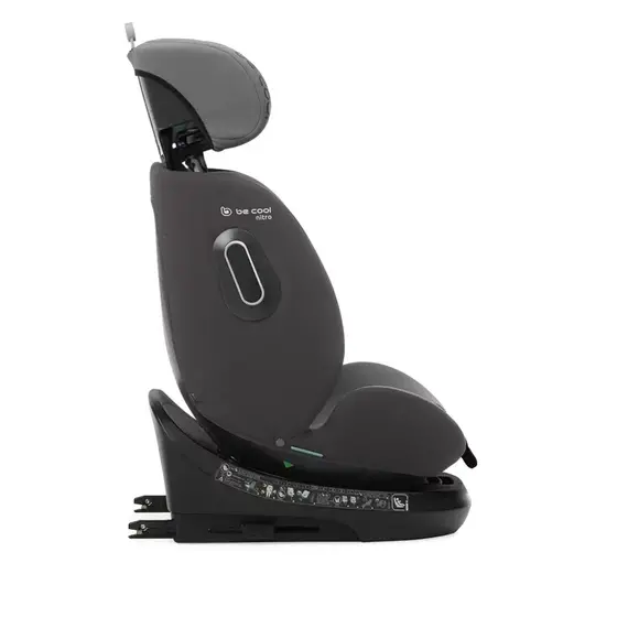 Scaun auto Be Cool Nitro I-Size, Rotire 360 grade, 40-150 cm, Be Smoke, Culoare: Gri, Grupa: 0-36kg (0 luni - 12 ani) - poza 4 - ExclusivMAG.ro