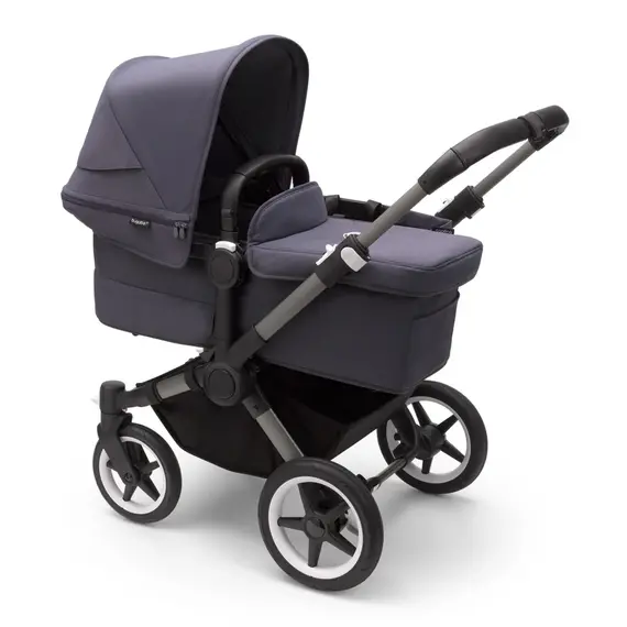Carucior Bugaboo Donkey 5 Mono - Graphite Stormy Blue, Culoare: Albastru inchis, Model: 2 in 1 - poza 2 - ExclusivMAG.ro