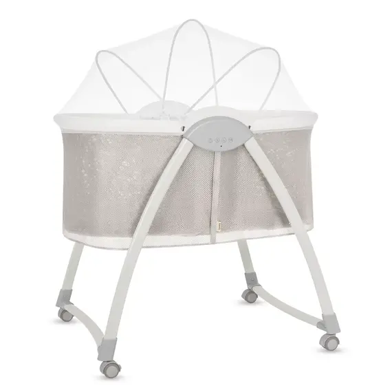 Patut si balansoar portabil Lionelo Gaya 2 in 1 - bej sand, Culoare: Bej, Dimensiuni: 80x50  - ExclusivMAG.ro
