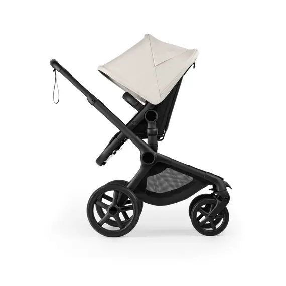 Carucior 2 in 1 Bugaboo Fox 5 Renew - Black Heritage Black Misty White, Culoare: Negru/Alb, Model: 2 in 1 - poza 3 - ExclusivMAG.ro