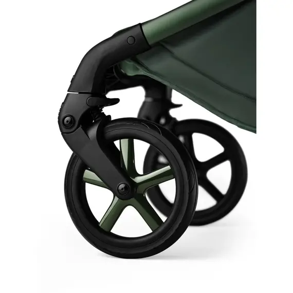 Carucior Bugaboo Fox 5 Noir Limited Edition Midnight Green 2 in 1, Culoare: Verde, Model: 2 in 1 - poza 8 - ExclusivMAG.ro