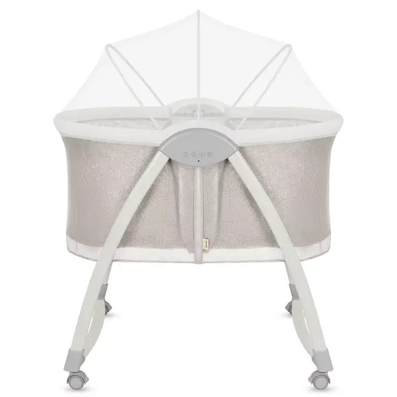 Patut si balansoar portabil Lionelo Gaya 2 in 1 - bej sand, Culoare: Bej, Dimensiuni: 80x50 - poza 2 - ExclusivMAG.ro