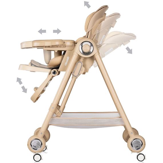 Scaun de masa Chipolino Melba 2 in 1 latte, Culoare: Crem - poza 6 - ExclusivMAG.ro