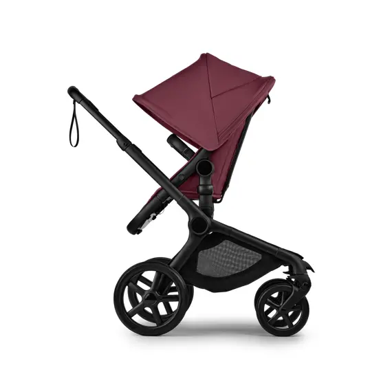 Carucior 2 in 1 Bugaboo Fox 5 Renew - Black Dark Cherry, Culoare: Visiniu, Model: 2 in 1 - poza 4 - ExclusivMAG.ro