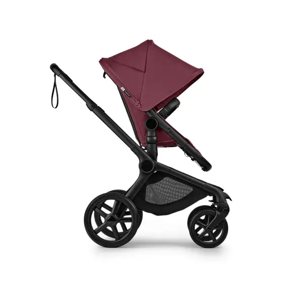 Carucior 2 in 1 Bugaboo Fox 5 Renew - Black Dark Cherry, Culoare: Visiniu, Model: 2 in 1 - poza 3 - ExclusivMAG.ro