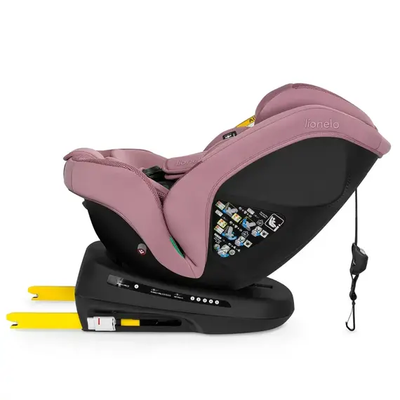 Scaun auto Lionelo Bastiaan Plus i-Size, 0-36 Kg, 40-150 cm, Roz, Culoare: Roz, Grupa: 0-36kg (0 luni - 12 ani) - poza 9 - ExclusivMAG.ro