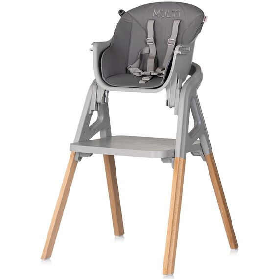 Scaun de masa Chipolino Multi 4 in 1 charcoal, Culoare: Gri - poza 5 - ExclusivMAG.ro