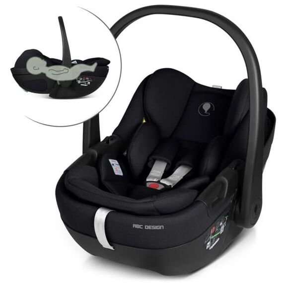 Scaun auto Calla i-Size 40-87cm Ink - ABC Design, Culoare: Negru, Grupa: 0-13kg (0 luni - 12 luni)  - ExclusivMAG.ro