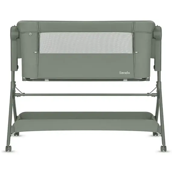 Patut co-sleeper Lionelo Leonie Plus - Verde, Culoare: Verde inchis, Dimensiuni: 80x50 - poza 4 - ExclusivMAG.ro