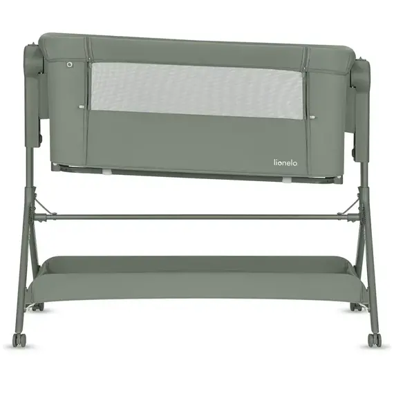 Patut co-sleeper Lionelo Leonie Plus - Verde, Culoare: Verde inchis, Dimensiuni: 80x50 - poza 5 - ExclusivMAG.ro