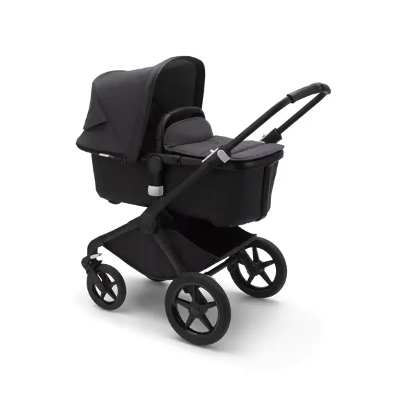 Carucior 2 in 1 Bugaboo Fox 2 Mineral - Black Washed Black, Culoare: Negru, Model: 2 in 1 - poza 4 - ExclusivMAG.ro
