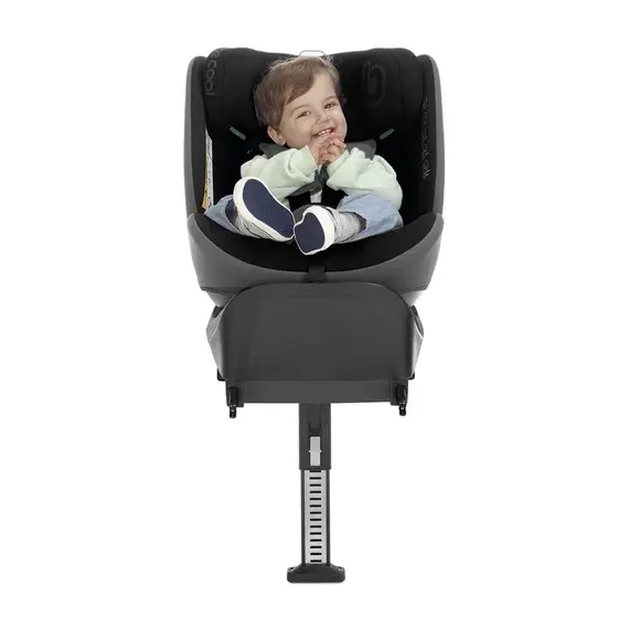 Scaun auto Be Cool Nitro I-Size, Rotire 360 grade, 40-150 cm, Be Night, Culoare: Negru, Grupa: 0-36kg (0 luni - 12 ani) - poza 10 - ExclusivMAG.ro