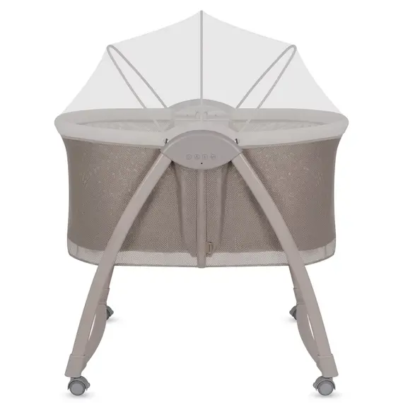 Patut si balansoar portabil Lionelo Gaya 2 in 1 - bej latte, Culoare: Crem, Dimensiuni: 80x50 - poza 2 - ExclusivMAG.ro