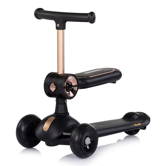 Trotineta Chipolino Bloomi black, Culoare: Negru - poza 3 - ExclusivMAG.ro