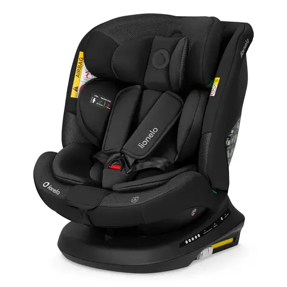 Scaun auto Lionelo Bastiaan Plus i-Size, 0-36 Kg, 40-150 cm, Black Carbon, Culoare: Negru, Grupa: 0-36kg (0 luni - 12 ani) - poza 2 - ExclusivMAG.ro