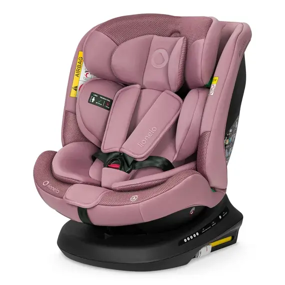 Scaun auto Lionelo Bastiaan Plus i-Size, 0-36 Kg, 40-150 cm, Roz, Culoare: Roz, Grupa: 0-36kg (0 luni - 12 ani) - poza 2 - ExclusivMAG.ro