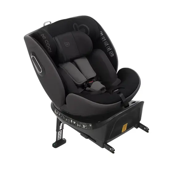 Scaun auto Be Cool Nitro I-Size, Rotire 360 grade, 40-150 cm, Be Night, Culoare: Negru, Grupa: 0-36kg (0 luni - 12 ani)  - ExclusivMAG.ro
