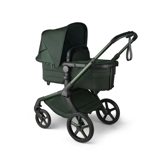 Carucior Bugaboo Fox 5 Noir Limited Edition Midnight Green 2 in 1, Culoare: Verde, Model: 2 in 1 - poza 2 - ExclusivMAG.ro