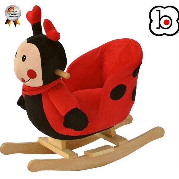 BabyGo - Balansoar cu sunete Buburuza Cea Frumoasa  - ExclusivMAG.ro
