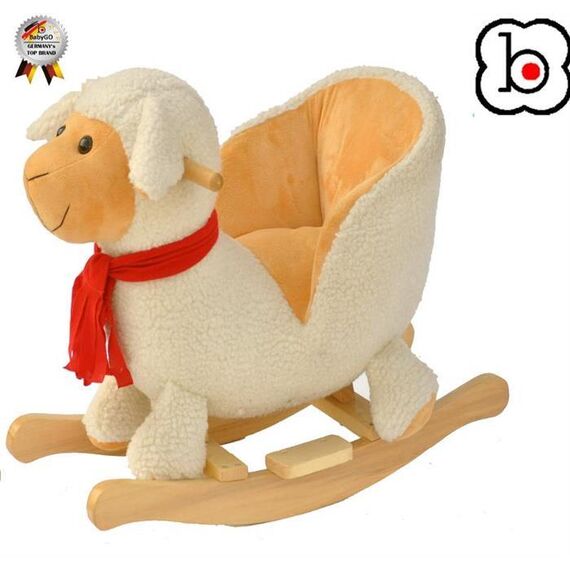 BabyGo - Balansoar cu sunete Oita Cea Blanda  - ExclusivMAG.ro