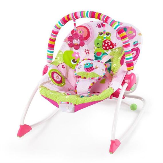 Balansoar cu vibratii 2 in 1 Raspberry Garden Bright Starts  - ExclusivMAG.ro