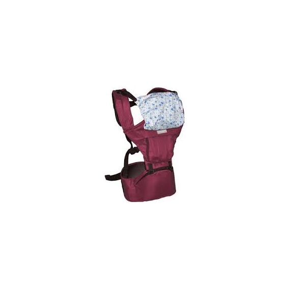 BabyGo - Marsupiu anatomic 2 in 1 Wombat Rosu  - ExclusivMAG.ro