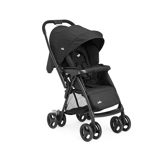 Carucior Joie cu maner reversibil Mirus Midnight, Culoare: Negru  - ExclusivMAG.ro