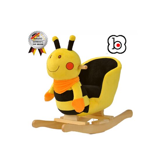 BabyGo - Balansoar cu sunete Albinuta Harnicuta  - ExclusivMAG.ro