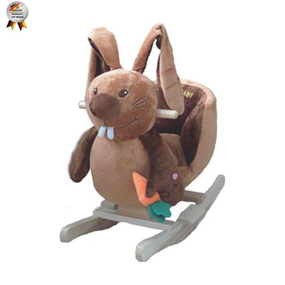 BabyGo - Balansoar cu sunete Iepurasul Fericit  - ExclusivMAG.ro