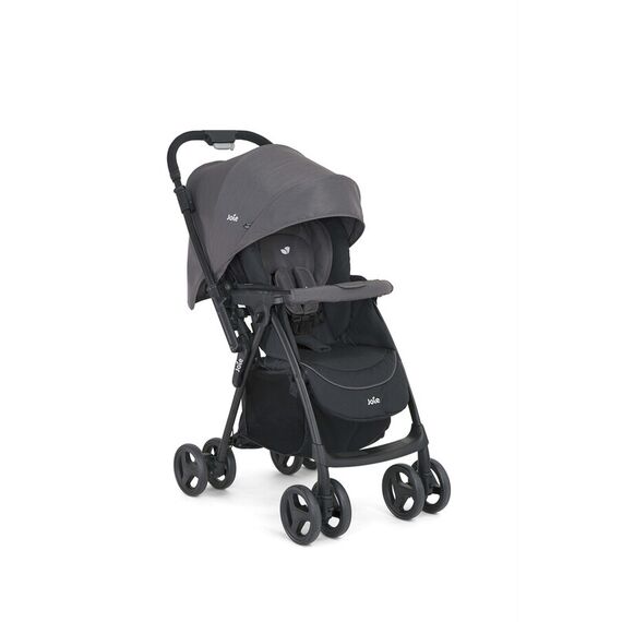 Carucior Joie cu maner reversibil Mirus Ember, Culoare: Gri/Negru  - ExclusivMAG.ro