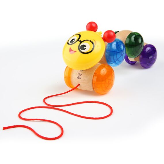 Jucarie din lemn Hape Inch Along Cal™ Baby Einstein  - ExclusivMAG.ro