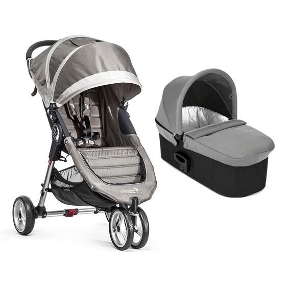 Carucior 2 in 1 City Mini GT Steel Grey Sand - Baby Jogger  - ExclusivMAG.ro