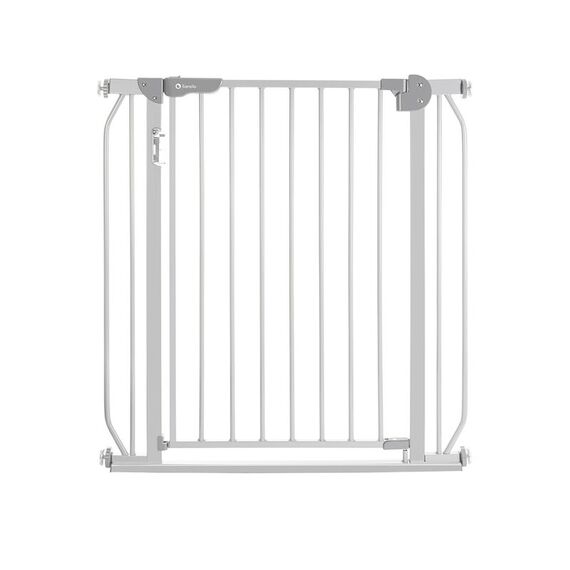 Poarta siguranta Lionelo Truus Slim LED, Grey, Culoare: Gri  - ExclusivMAG.ro