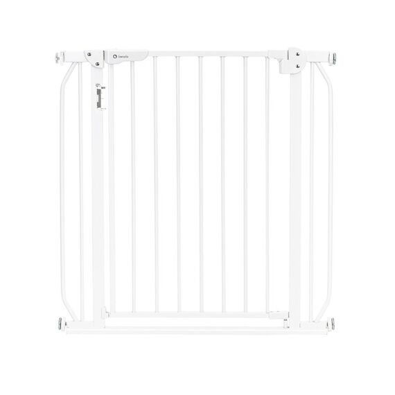 Poarta siguranta Lionelo Truus Slim LED, White, Culoare: Alb  - ExclusivMAG.ro