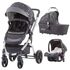 Carucior 3 in 1 Chipolino Malta silver, Culoare: Gri  - ExclusivMAG.ro Carucior 3 in 1 Chipolino Malta silver, Culoare: Gri