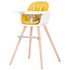 Scaun de masa Chipolino Woody yellow, Culoare: Galben