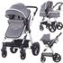 Carucior 3 in 1 Chipolino Havana graphite, Culoare: Gri