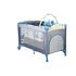 BabyGo - Patut pliant  Sleepwell Blue, Culoare: Blue, Dimensiuni: 120x60,poza 3