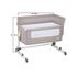 Patut co-sleeper 2 in 1 Together Beige BabyGo, Culoare: Crem, Dimensiuni: 95x65,poza 7