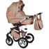 Carucior 3 in 1 Flamingo Easy Drive Beige Vessanti, Culoare: Crem  - ExclusivMAG.ro Carucior 3 in 1 Flamingo Easy Drive Beige Vessanti, Culoare: Crem