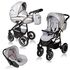 Carucior Crooner Prestige 3 in 1 Light Gray Vessanti, Culoare: Gri deschis