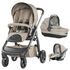 Carucior Chipolino Aura 3 in 1 frappe linen melange  - ExclusivMAG.ro