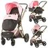 Carucior 3 in 1 Chipolino Sensi pink mist  - ExclusivMAG.ro Carucior 3 in 1 Chipolino Sensi pink mist