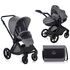 Carucior 3 in 1 Jane Muum Matrix Light 2 Squared, Culoare: Gri/Negru